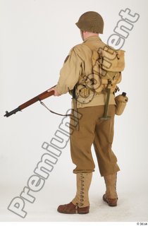 U.S.Army uniform World War II. ver.2 army poses with gun…